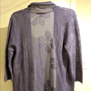 Long Purple cardigan